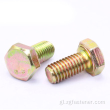 Grao 8.8 Color Zinc Exter Hexagon Bolt GB5783 M6 Bolt Hexágono exterior